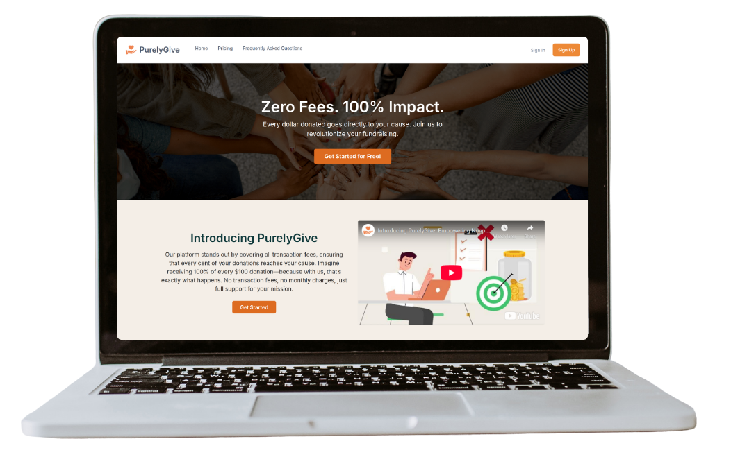PurelyGive Site